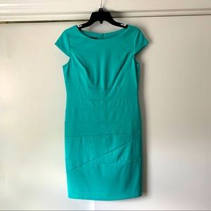 Sea green dress